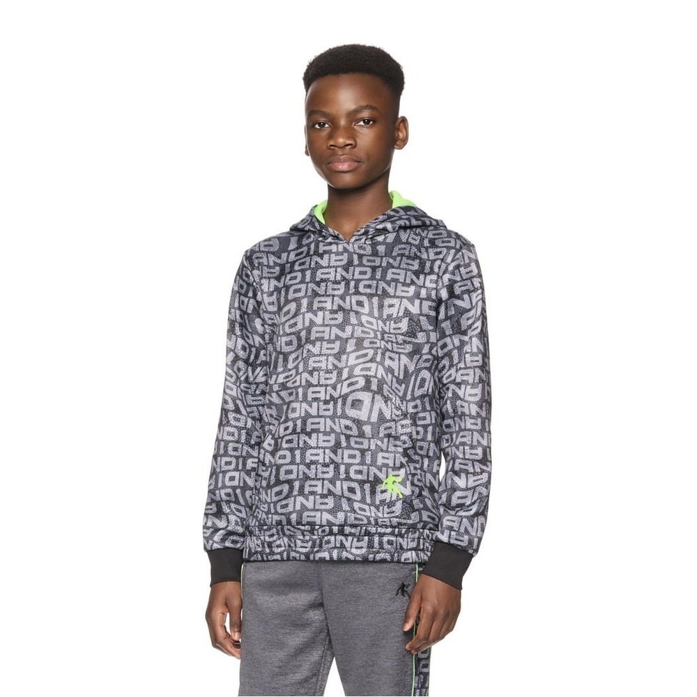 Under Armour AND 1 Boy's Hooded Long Sleeve Sweatshirt Active Hoodie 14-16 XL